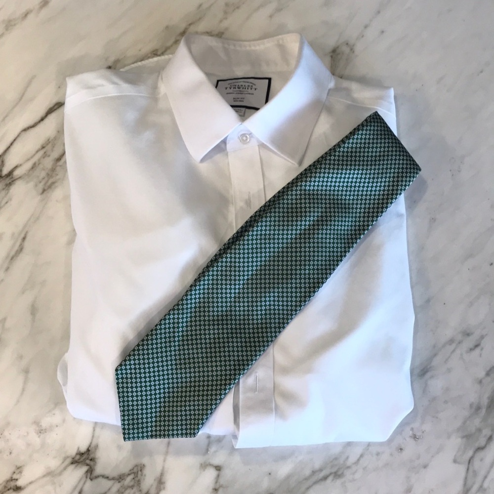 BROOKS BASICS GREEN TIE